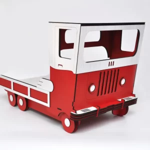 Casinha Truck House Vermelho e Branco